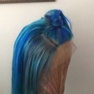 12inch 613 virgin straight lace frontal wig